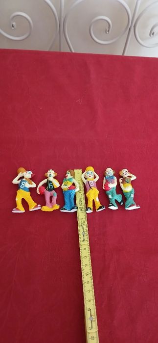 Conjunto 6 Palhaços/Futebol, antigos