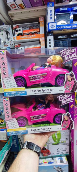 Кабриолет Барби автомобиль Barbie машина travel авто з Німеччини