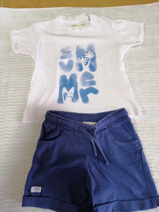 2 calções + 1 conjunto, Zippy, 3-6, 4-6 e 6-12 meses