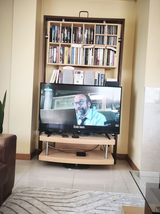 Estante de TV mais móvel de entrada