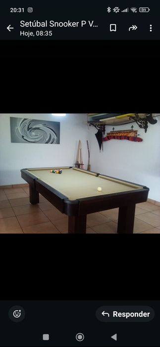 Mesa de snooker usada em excelente estado
