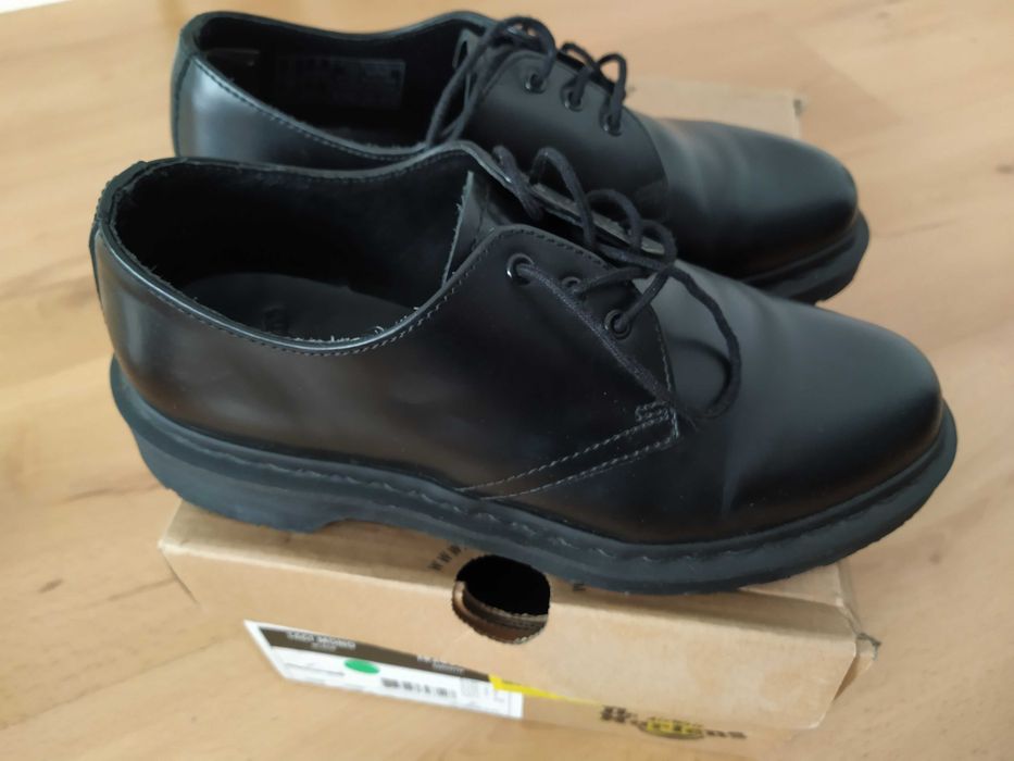 Dr. Martens Mono Black 1461 półbuty 38