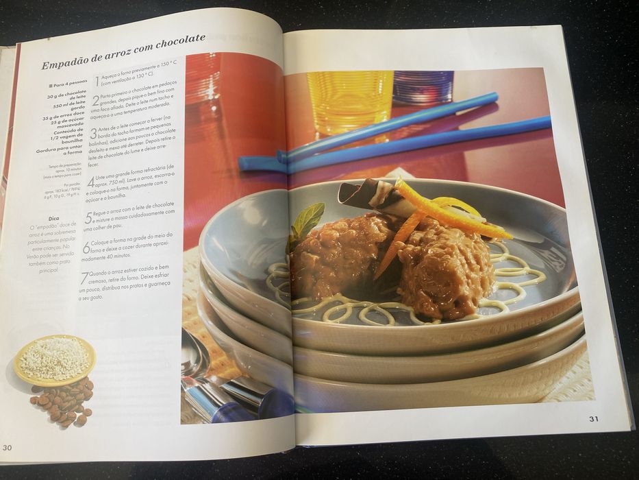 3 livros de receitas