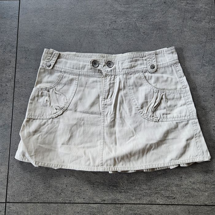 Spódniczka mini beżowa Cropp r.S