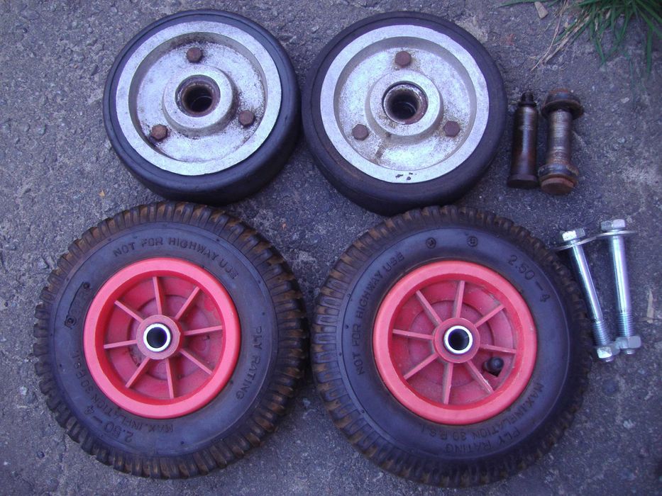 Колесо 2.50-4 (с камерой) для садовой техники,тачки на подшипниках