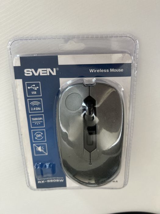 Беспроводная Мышь SVEN RX-560SW Gray Беспроводная Мышка