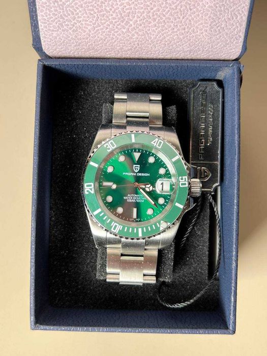 Годинник Pagani Design PD-1661 Silver-Green