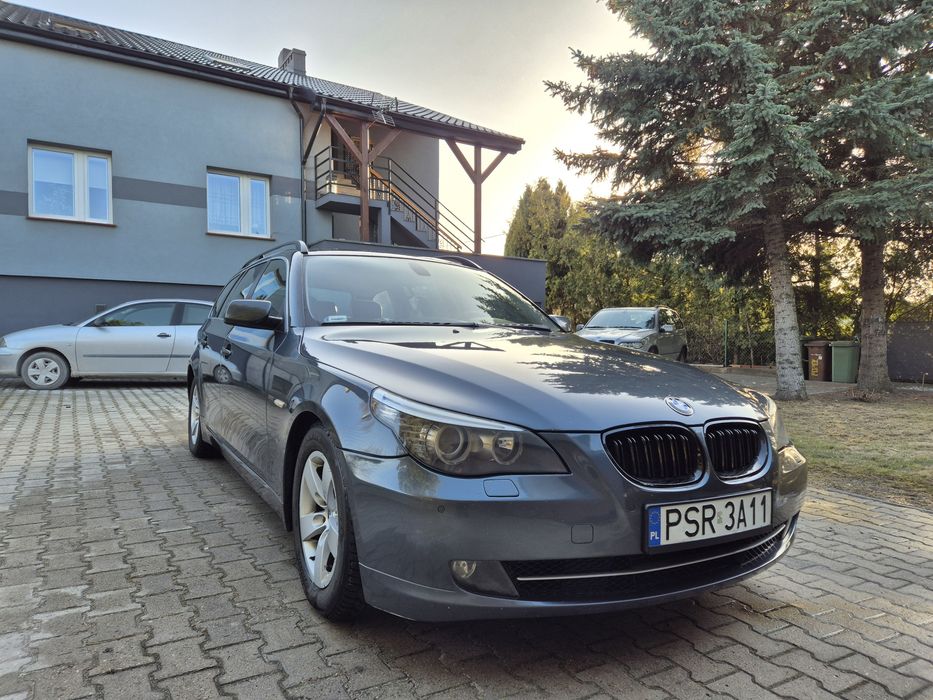 BMW 5 E61 2.0 lift 520d m47 manual doinwestowane bdb stan .