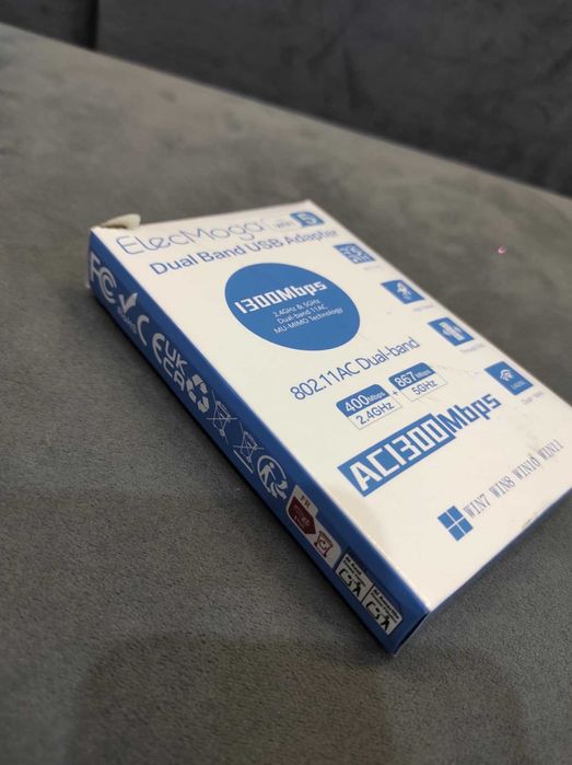 Karta USB WLAN do komputera PC, ElecMoga 1300 Mbps