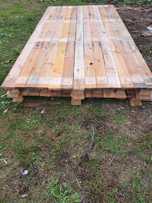 Palety z pełną podłogą gotowe podesty