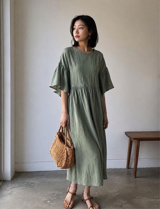 Vestido verde verão