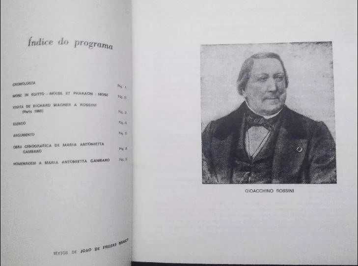 Programa Teatro Nacional de S. Carlos - Mosè in Egitto