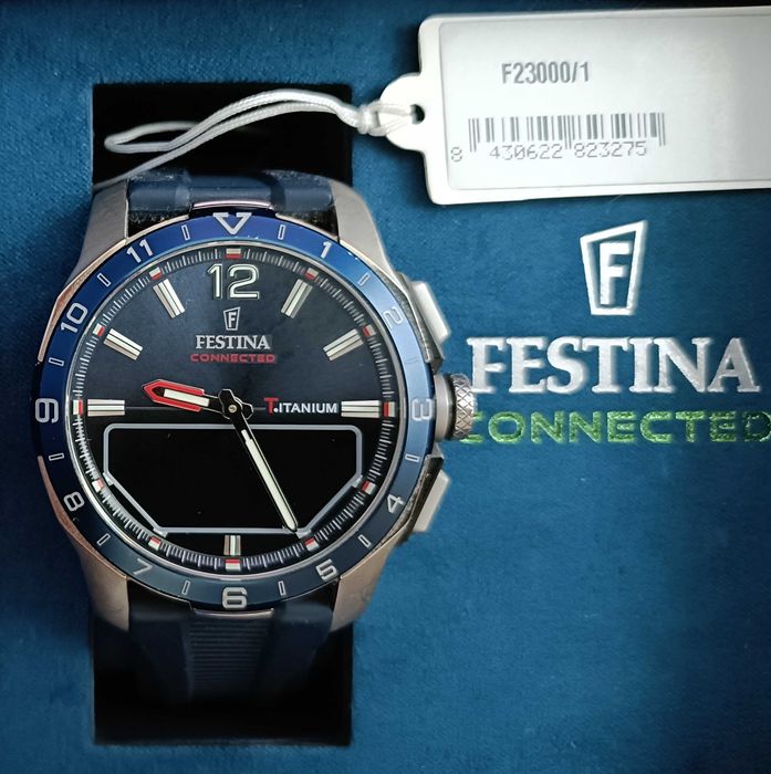Festina Connected D F23000/1 Zegarek hybrydowy - smartwatch JAK NOWY
