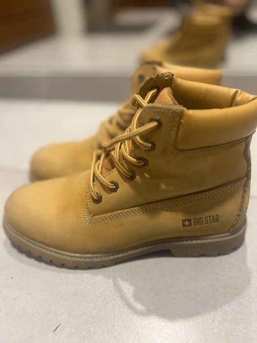 Trapery Big Star skorzane 40 jak nowe