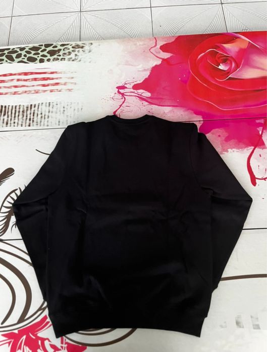 Hoodie Ralph Lauren preto sem capuz