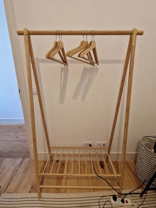 Bamboo Wardrobe | Free Standing | As New | L103 x A164 x P46 cm