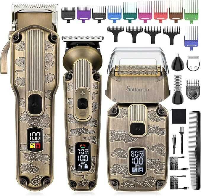 Profesjonalna maszynka do włosów trymer, golarka, wodoodporny - Nowy