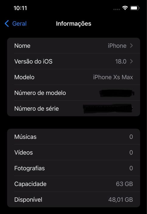 Iphone XS Max 64gb