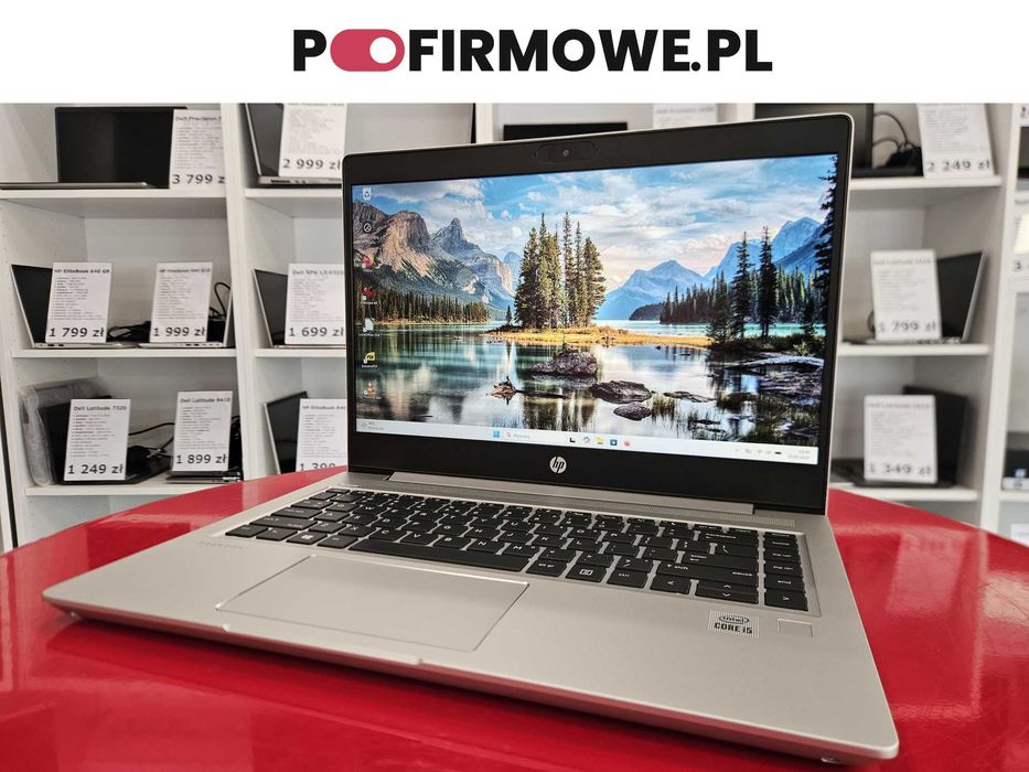 Laptop HP ProBook 440 G7 14" Intel i5 16GB RAM DYSK 256SSD FullHD IPS Windows 11 Faktura 23% Vat Gwarancja 12 Miesięcy PoFirmowe.pl