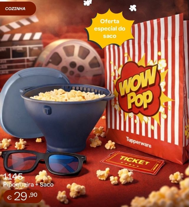 Pipoqueira tupperware