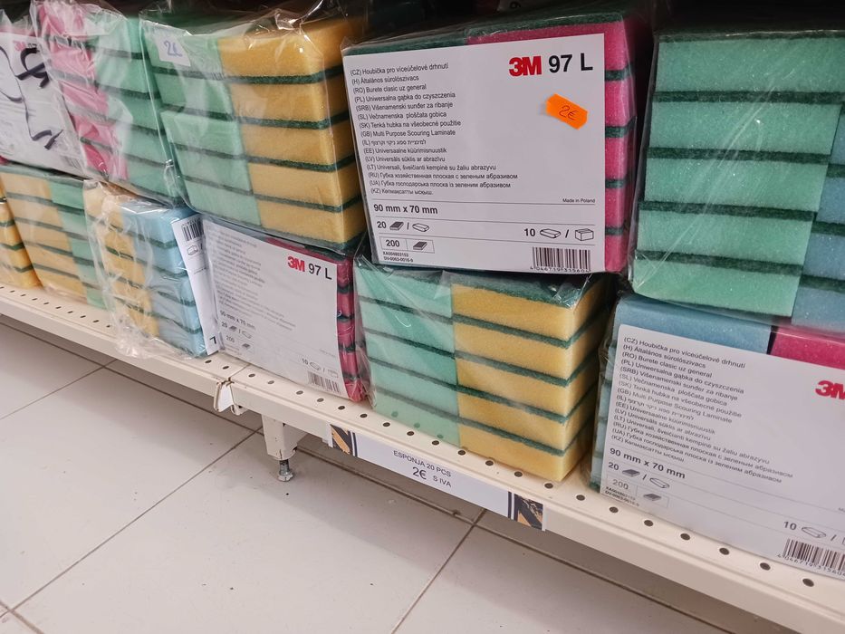 esfregão scotch-brite 3m 20 unidades