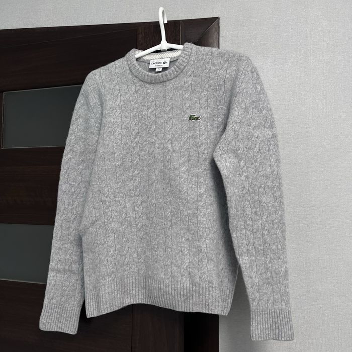 Кашеміровий светр Lacoste / Вʼязана кофта Лакоста / Олд мани, Олд ман