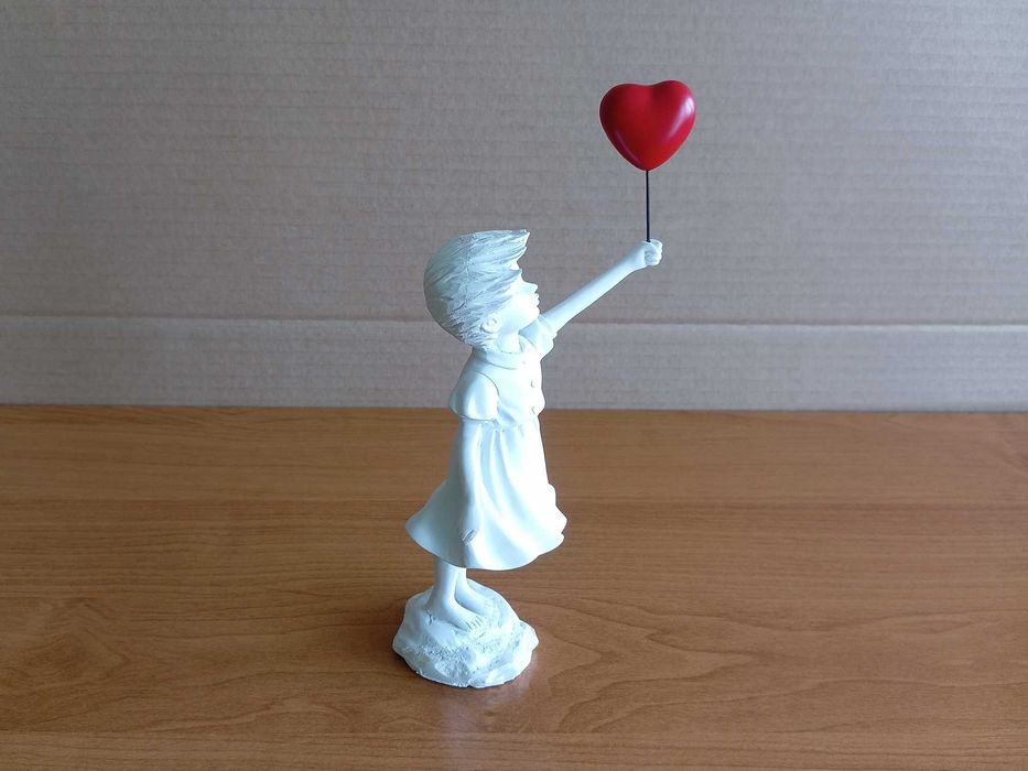 [NOWY] Figurka Banksy Dziewczynka z Balonikiem [Biały]