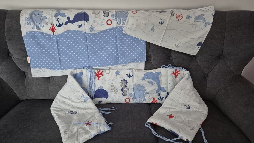 Komplet do łóżeczka niemowlęcego Ochraniacz, pościel