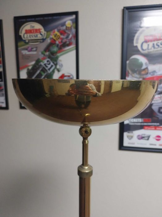 Candeeiro latão extensível