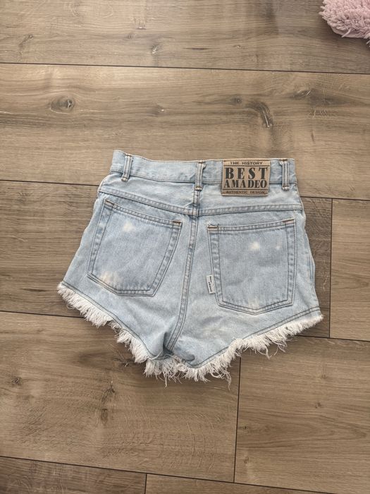 Szorty spodenki wysoki stan