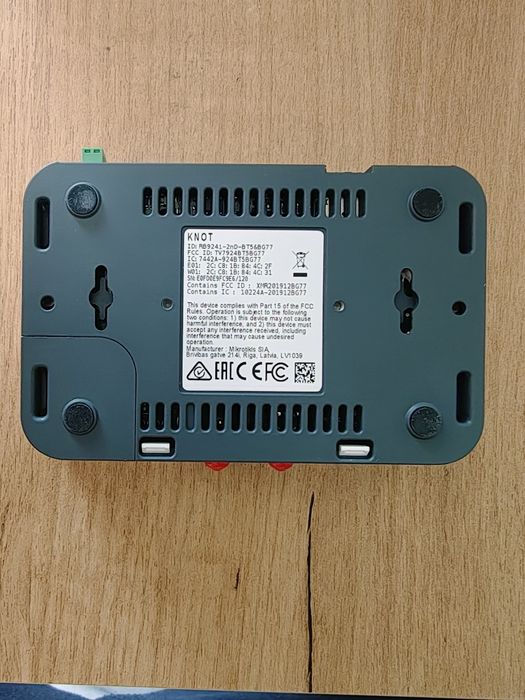 Mikrotik KNOT bramka IoT