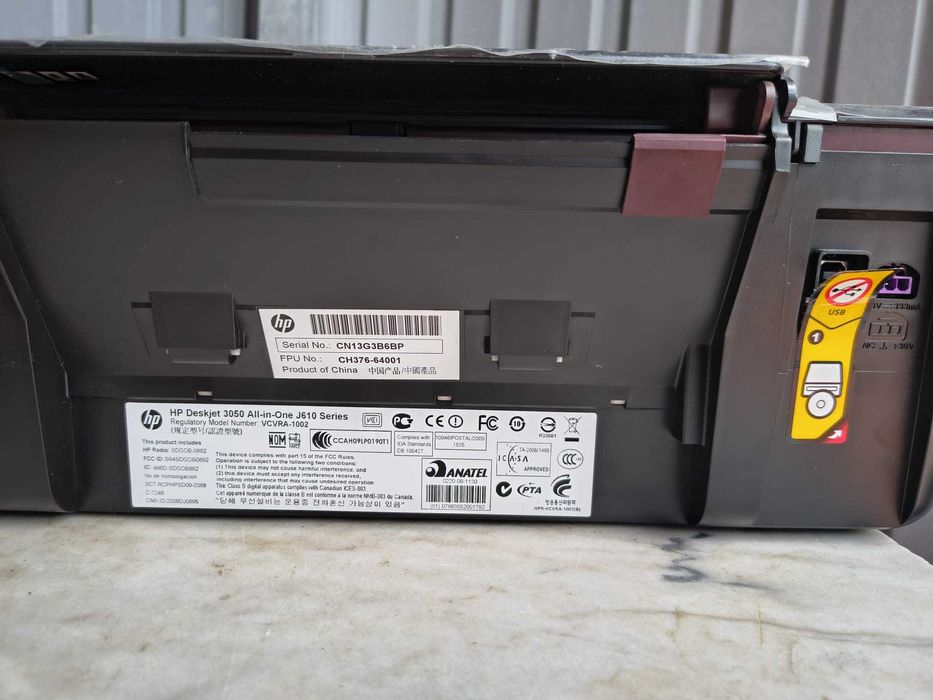 Impressora HP Deskjet 3050 All-in-One da série J610 - Excelente estado