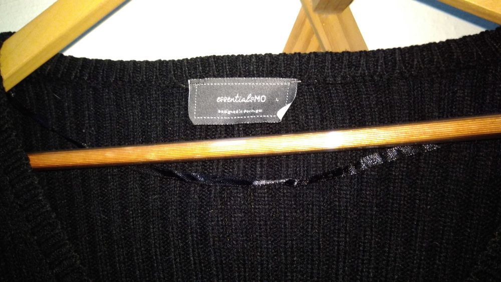 Black knitted jacket, size M/L, by MO64740866977665121