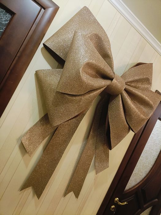 Золотий бантик, золотий бант, золотистий бант
