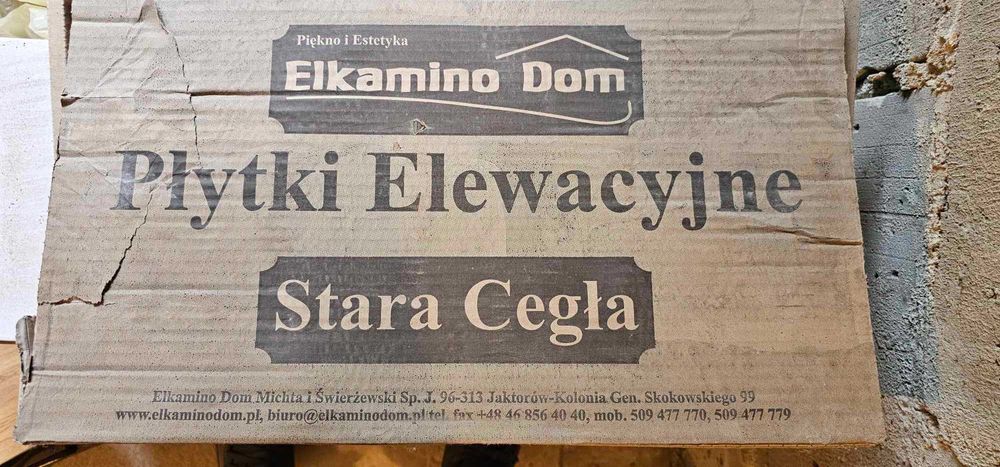 Płytka loft stara cegła