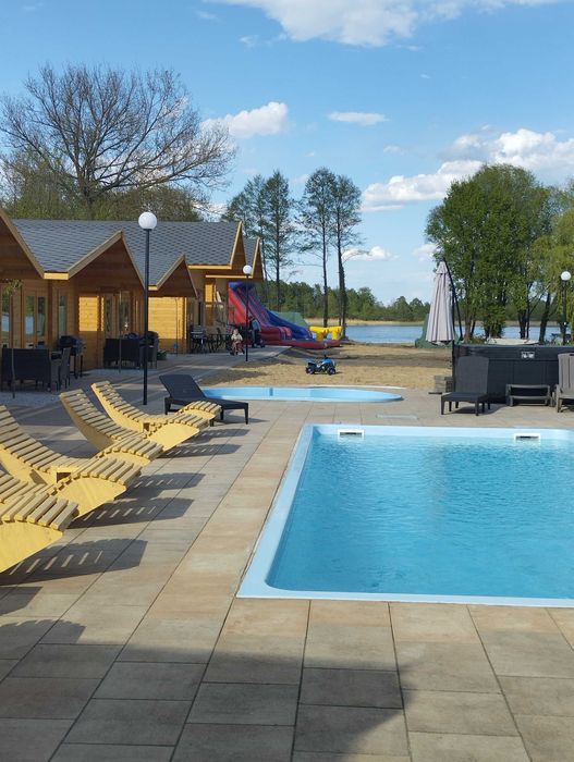 Domki letniskowe Noclegi Wynajem - jakuzzi, baseny, sauna-Perła Brenno