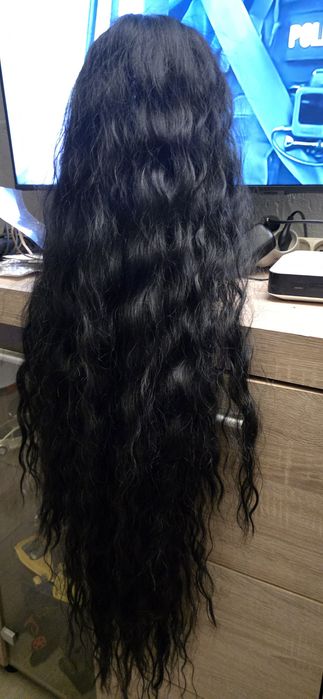 Peruka czarna lace front