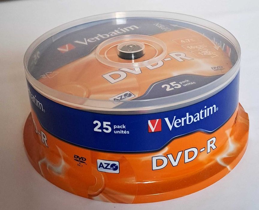 Verbatim DVD-R 4,7GB 16x Cake 25 unid./embalagem