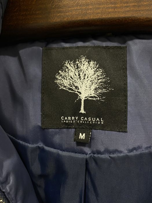 Kurtka zimowa Carry Casual z futerkiem M granatowa basic