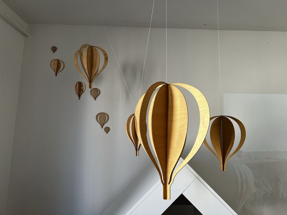 Balony ozdobne  handemade z pokoju dzieciecego