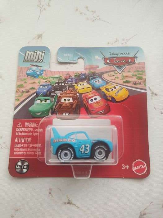 King król Cars Disney pixar mattel mikroauta mini racers