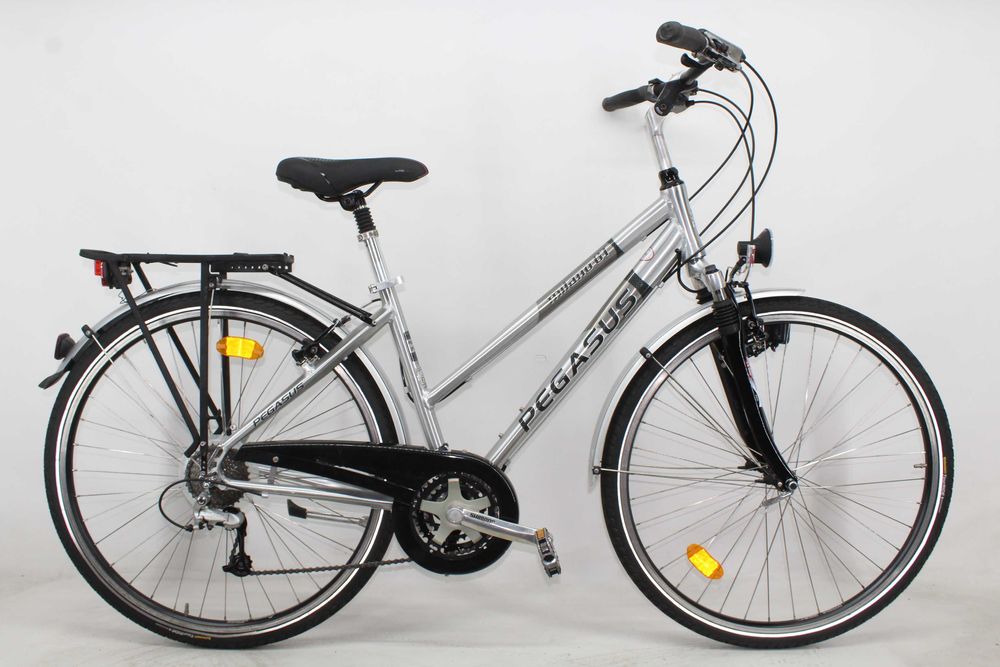Aluminiowy rower damski PEGASUS 24 biegi koła 28 cali