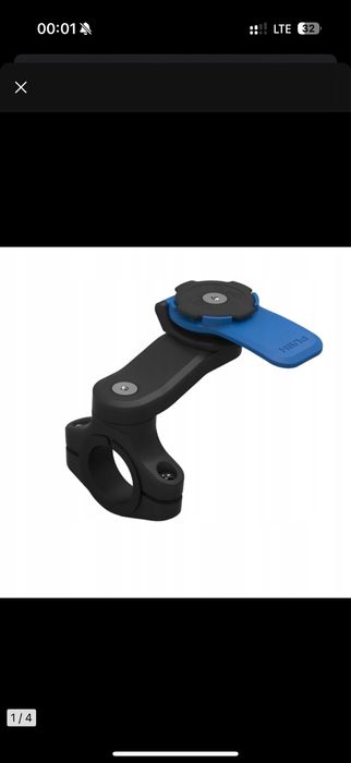 Etui Quad Lock mag case iphone 16 pro+uchwyt na telefon do kierownicy