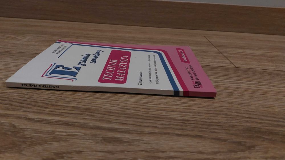 Egzamin zawodowy technik masażysta kwalifikacja Z.1 wyd. ESAN