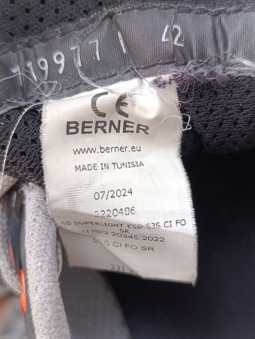 Berner 41-42p. Чоловічі робочі черевики