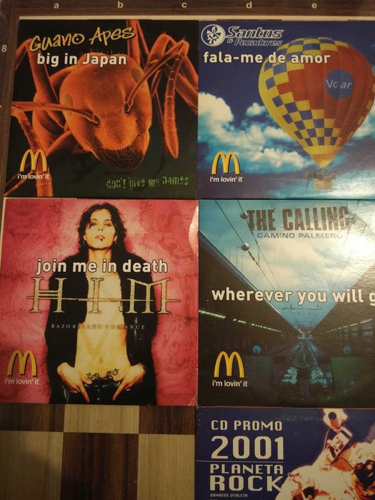 Coleção completa 6 CDs promocionais do Mcdonalds