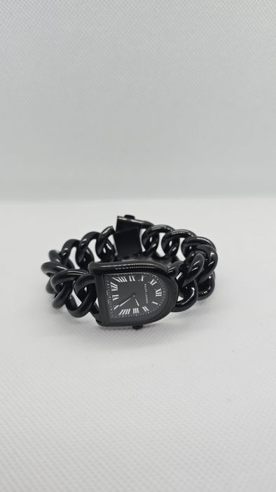 Ralph Lauren Petite Steel Stirrup Black Dial