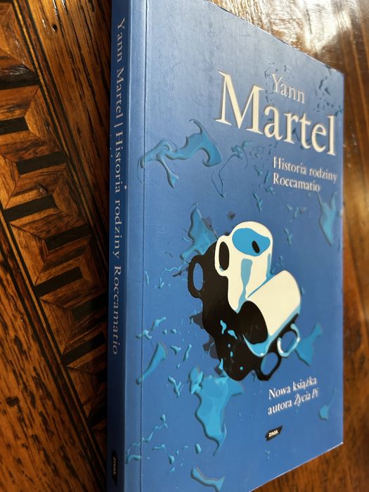 Książka Yann Martel Historia rodziny Roccamatio auto Życia Pi