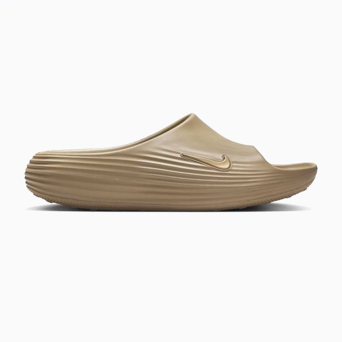 Шльопанці Nike ReactX Rejuven8 Khaki / Шлепанцы Найк Реактив Хакі Оливкові / Чоловічі капці / Слайди / Резинові / Recovery Slides