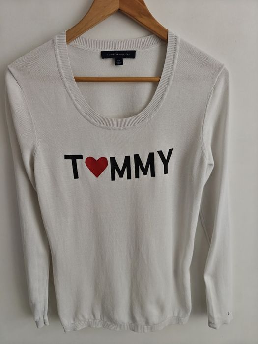 Tommy Hilfiger damski sweter sweterek logowany S/M